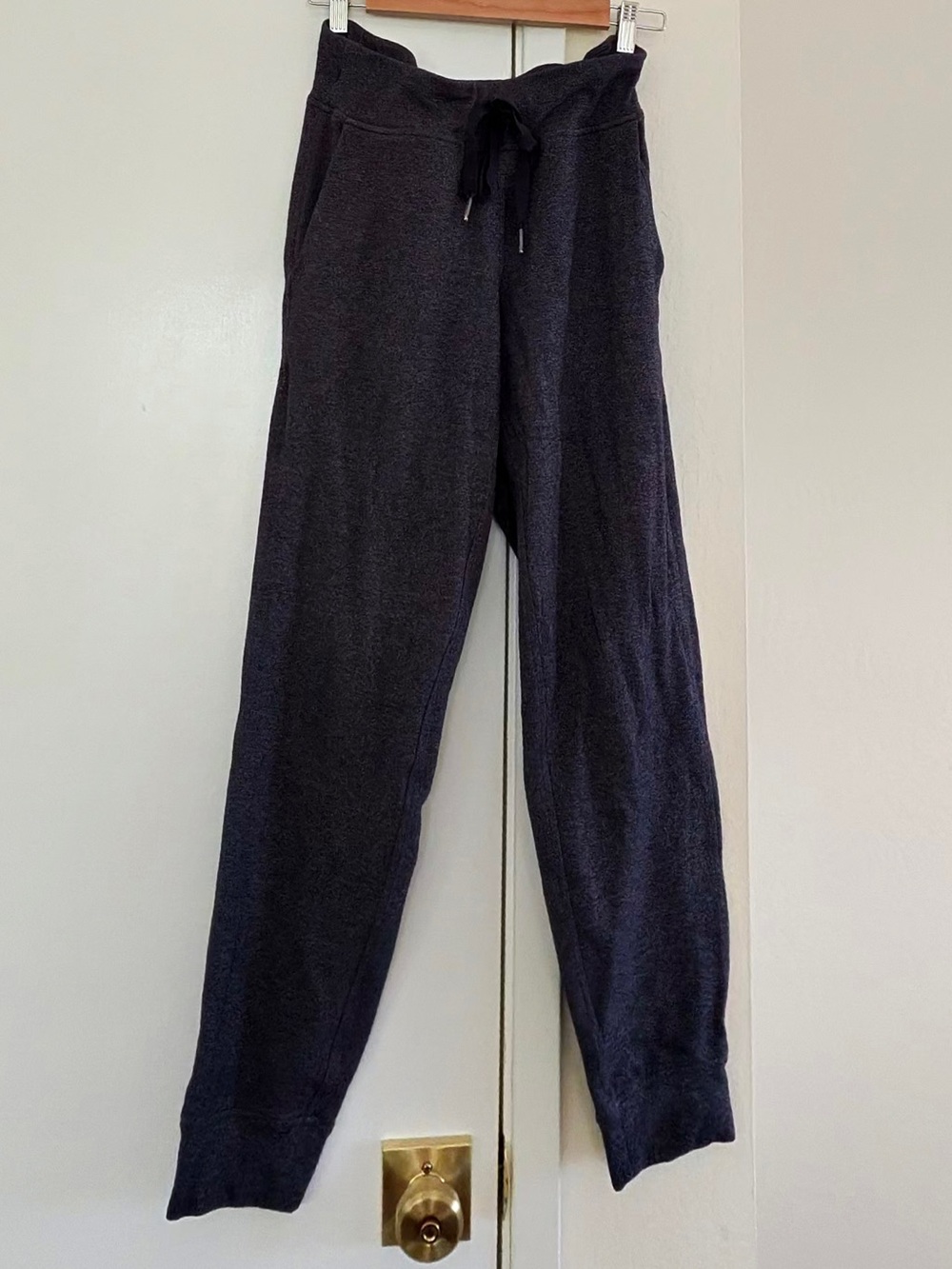 lululemon athletica Black Drawstring Track Joggers